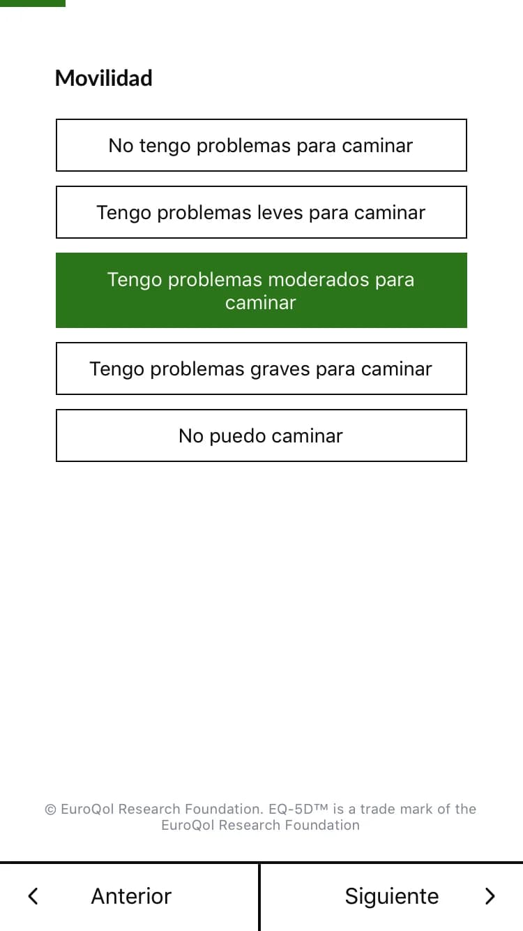 Cohorte ARCA app: follow-up questionnaire